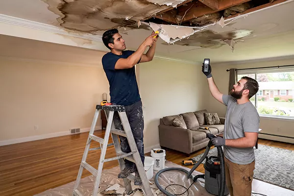 Ceiling Water Damage Restoration Provo
