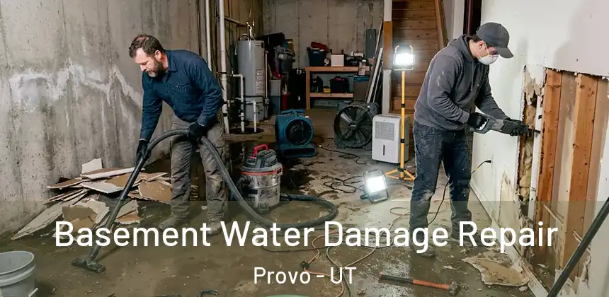 Basement Water Damage Repair Provo - UT