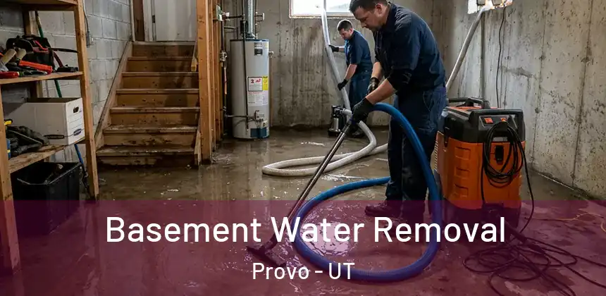 Basement Water Removal Provo - UT