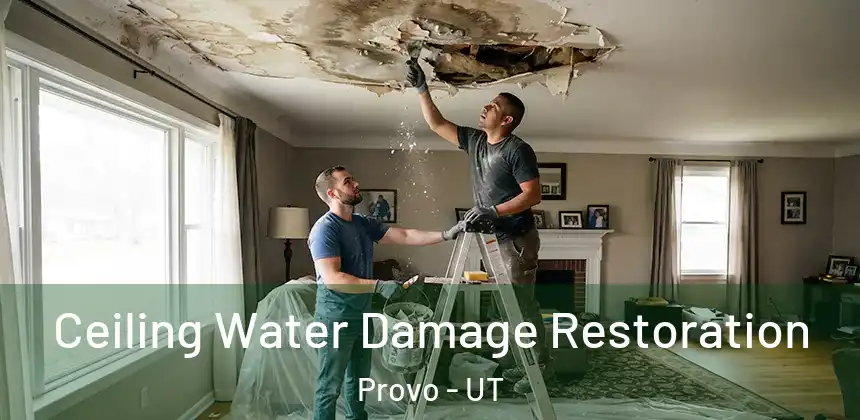  Ceiling Water Damage Restoration Provo - UT