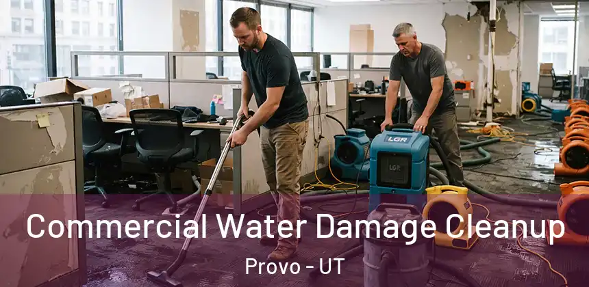 Commercial Water Damage Cleanup Provo - UT