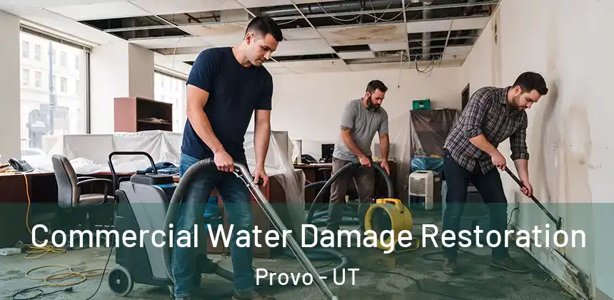 Commercial Water Damage Restoration Provo - UT
