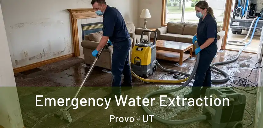 Emergency Water Extraction Provo - UT
