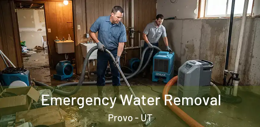 Emergency Water Removal Provo - UT