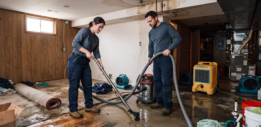 Frozen Pipe Burst Cleanup in Provo