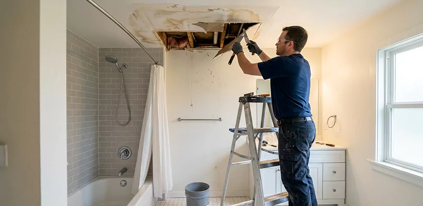 Bathroom Leak Ceiling Repair in Provo