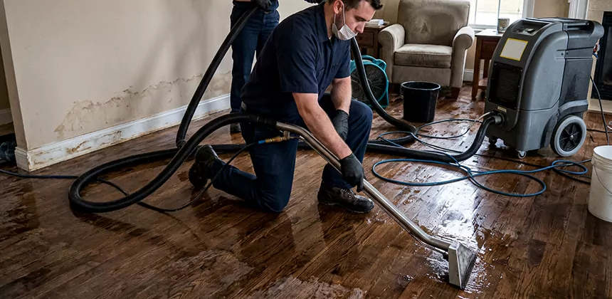 Hardwood Floor Water Extraction in Provo